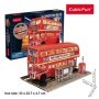 Puzzle 3D cu led Autobuz londonez cu etaj 161 piese